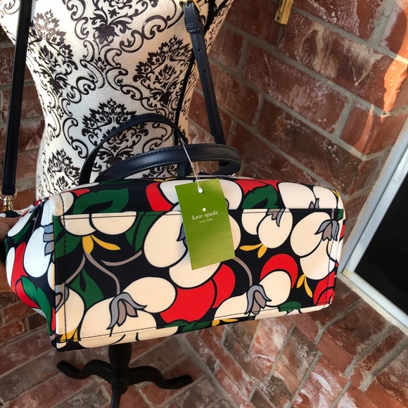 Kate Spade Dawn Breezy Floral Medium Satchel - Picture 7 of 8
